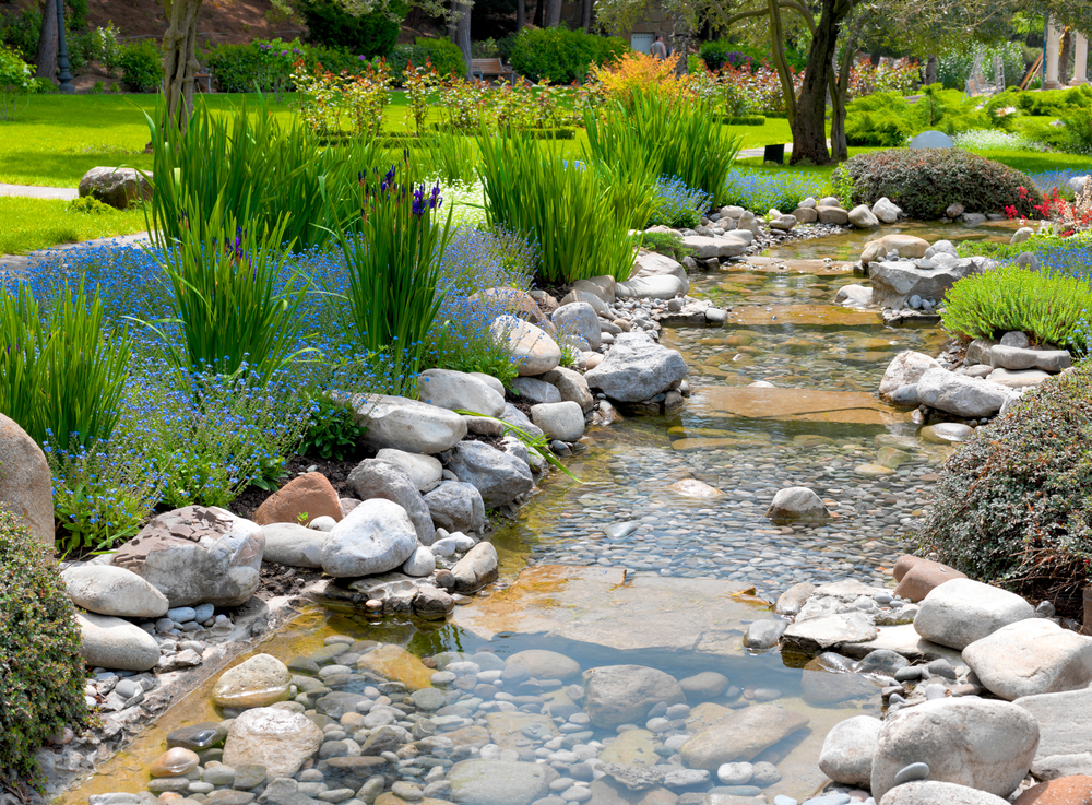 Green Landscape-Design with small pond
